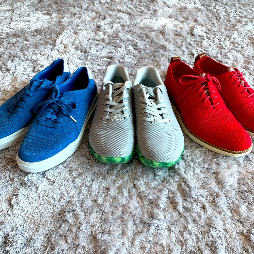 All three size 8. Excellent condition. Buy as a bundle.